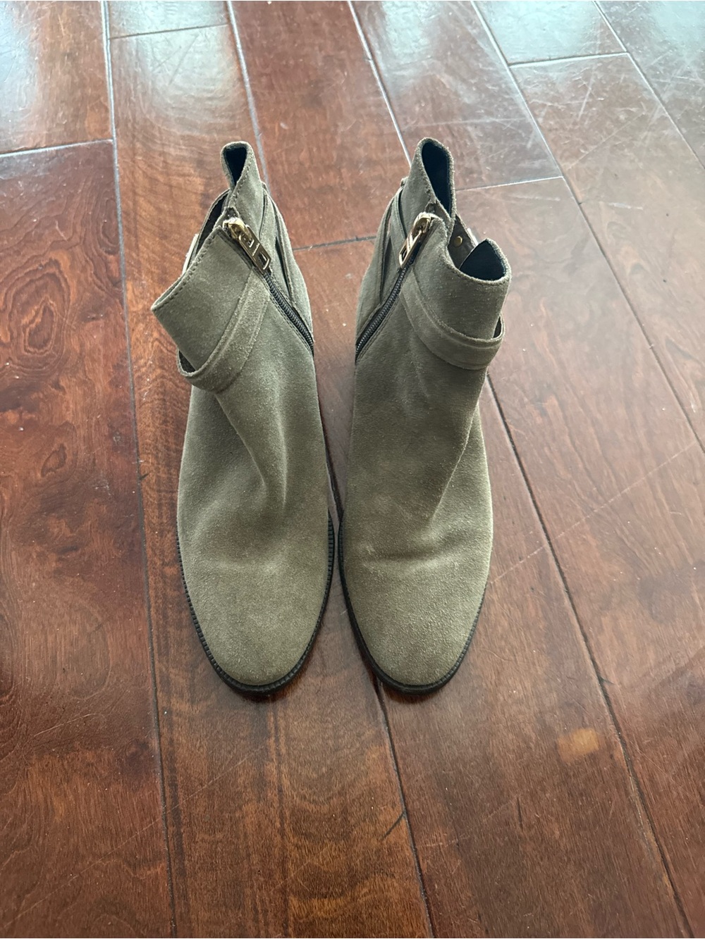 Coach Coleen Suede Ankle Booties with Side Zip